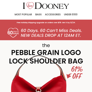 $139 Shoulder Bag? You Got It!