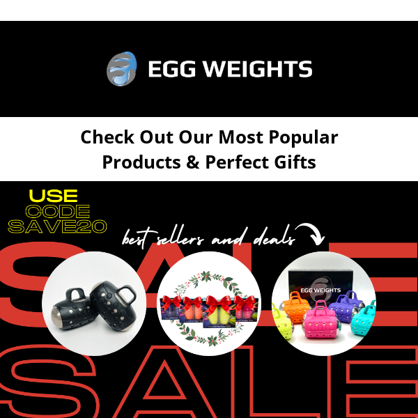 Save On Egg Weights For Gifts Or You!