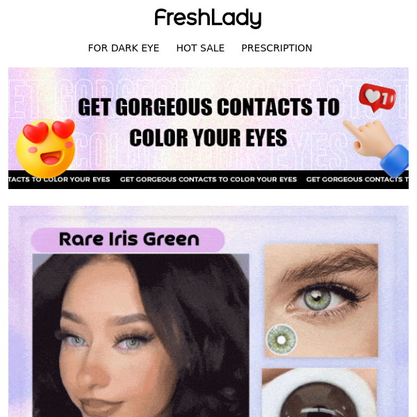 Get Gorgeous Contacts To Color Your Eyes!!🎨