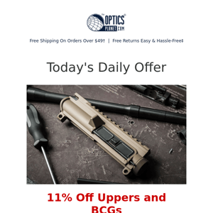 Get 11% Off Upper Receivers & Bolt Carriers