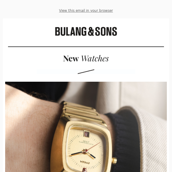 Bulang and Sons - Style for Watch Lovers