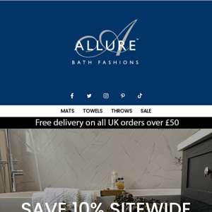 Save up to 70% in the Summer Clearance. - Allure Bath Fashions