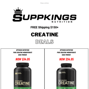  🔥 ON CREATINE NOW AVAILABLE IN 300G SIZE JUST $34.95  😀