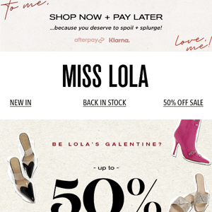 HEY  Miss Lola! New styles calling your name. 👠👡