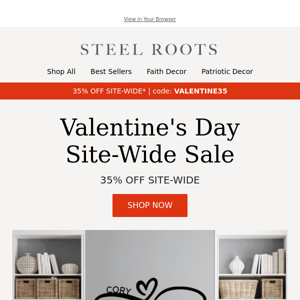 EARLY ACCESS: V-Day Site-Wide Sale ❤️