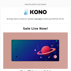 Kono Midsummer Sale! - Kono Store Weekly Update