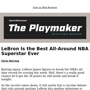 LeBron Is the Best All-Around NBA Superstar Ever