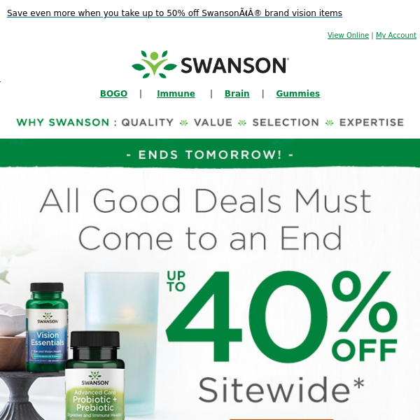 Ending soon: SITEWIDE savings of up to 40% off