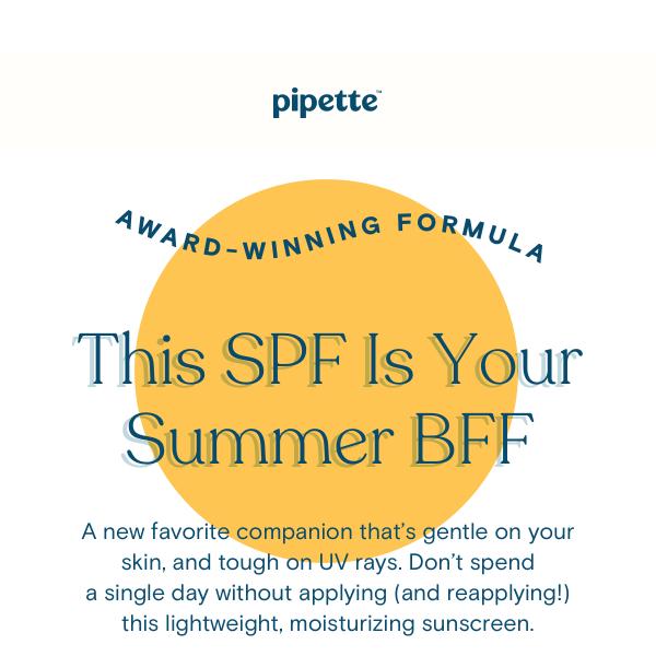 This SPF is your BFF ☀️