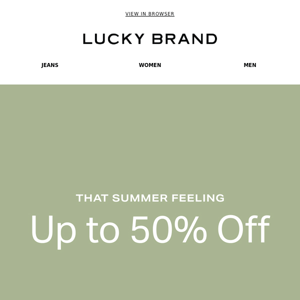 Up To 50% Off - LIMITED TIME ONLY