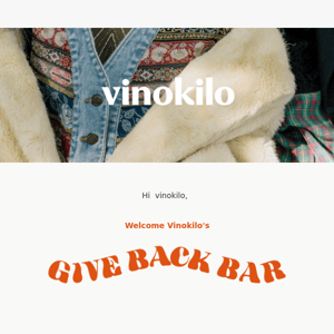 Give Back Bar - Make a Difference with Your Old Clothing🧡