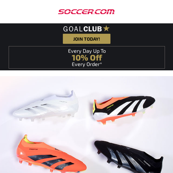 ⚽️ Goal Crazy! Shop New Cleats Made for Goal Scorers.