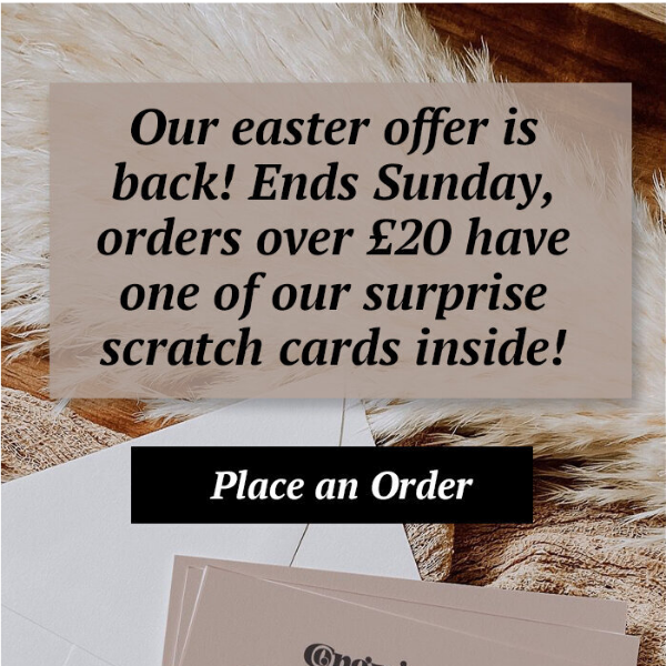 LAST CHANCE 🤑 Easter Scratch Card Offer 🐣