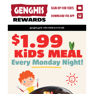 Feed Your Little Monsters with $1.99 Kid's Meals!🎃