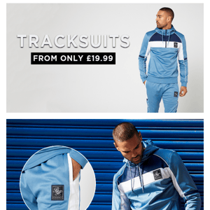 ALL TRACKSUITS FROM ONLY £19.99!! 🤩