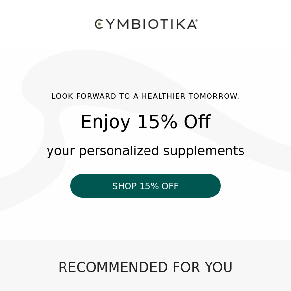Enjoy 15% Off Your Supplements