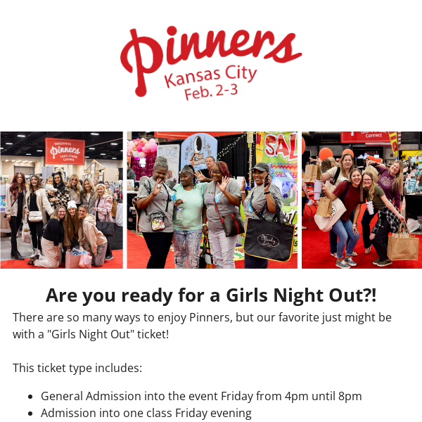 Don't miss 'Girls Night Out' this Friday