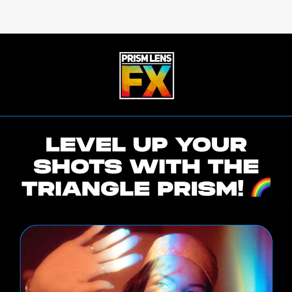 Get Your Prism Game On - 25% OFF the Triangle Prism! 📸