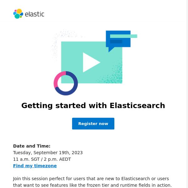 [Last chance to register] Getting Started with Elasticsearch