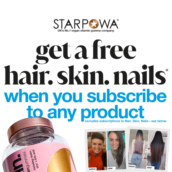 FREE Product When you Subscribe.