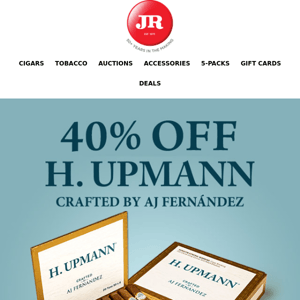 Better than a chocolate bunny 🐰 40% off Upmann by AJ