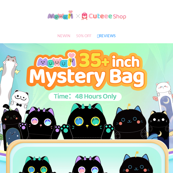 New Body Pillow | 35+inch Mystery Plushies Only For $1?.99