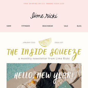 Introducing: The Lime Ricki Newsletter ✨ ISSUE 001