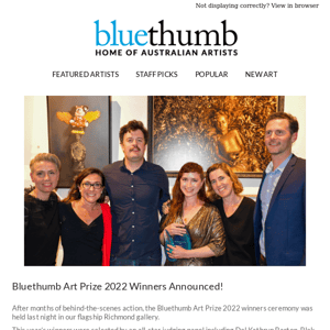 Bluethumb Art Prize 2022 Winners Announced!