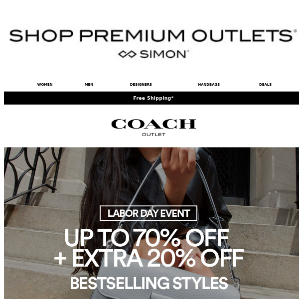 The Coach Outlet Labor Day sale is here, and you can get an extra