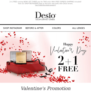 💗2+1 Celebrate Love with Desio