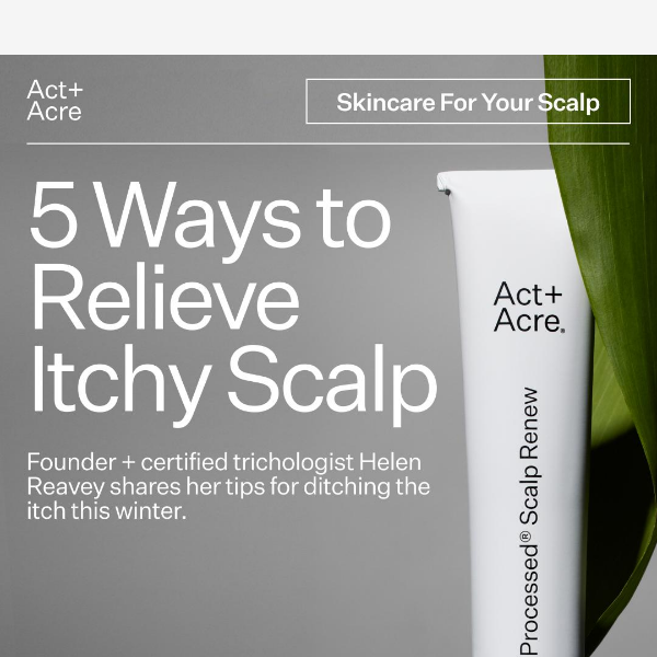 5 Ways to Relieve Itchy Scalp