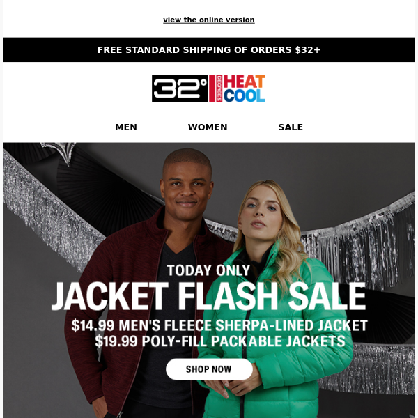 [ONE DAY SALE] Shop Jackets Starting at $14.99 - Today Only!