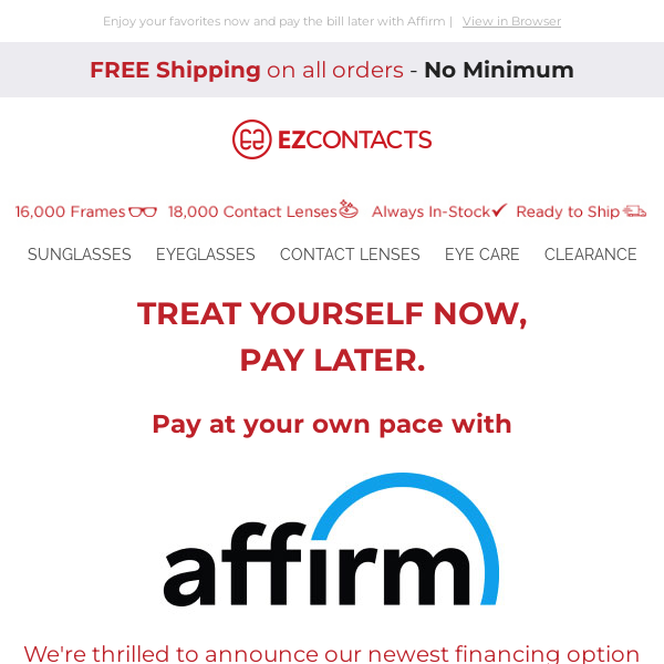 Time to Treat Yourself, Ez Contacts
