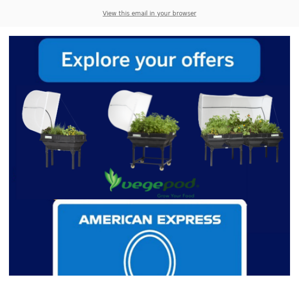 Vegepod Available On Amex!