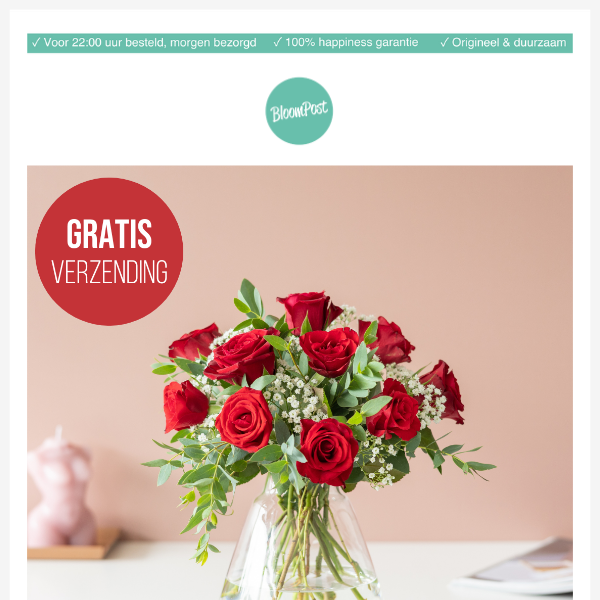 😍 Gratis verzending: shop je valentijnscadeau!