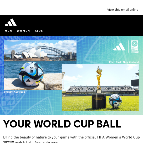 Your World Cup ball is here.