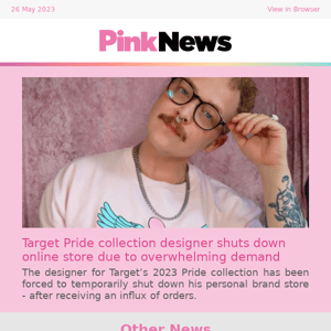 🏳️‍🌈 Wholesome reason Target Pride designer shut down online store 🏳️‍⚧️