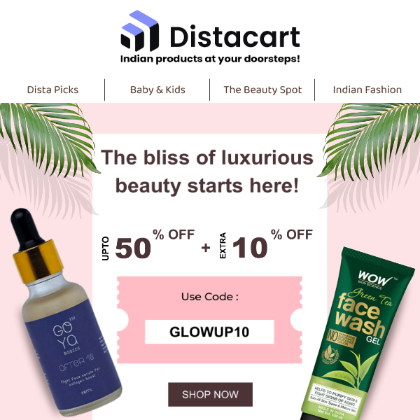 Dear Dista Cart, JUST LAUNCHED 🌸 Beauty to take you to the moon!