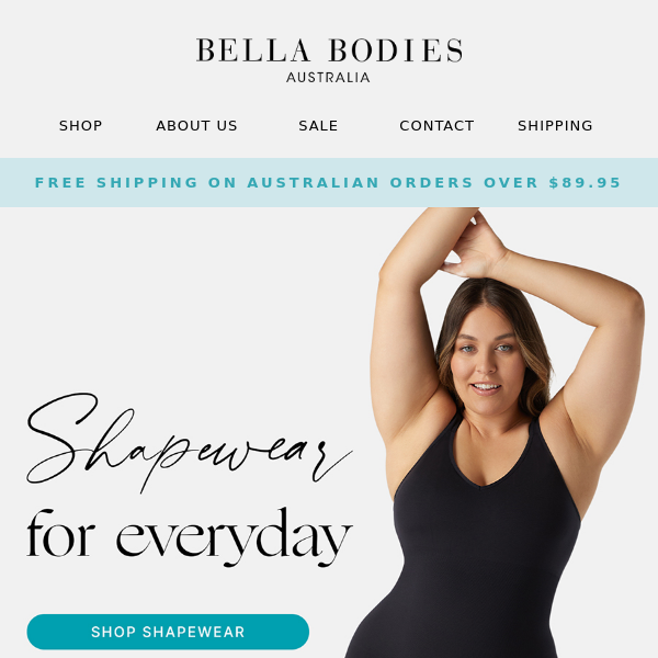 Shapewear designed for everyday - Bella Bodies Australia