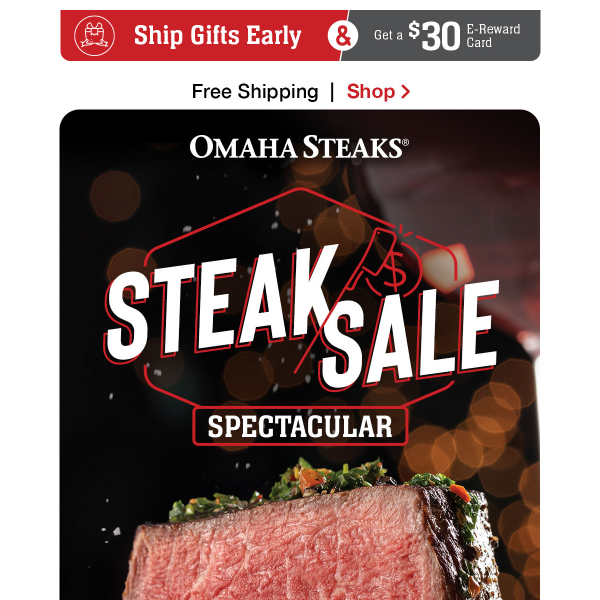 Shop our Steak Sale & start your week with SAVINGS!