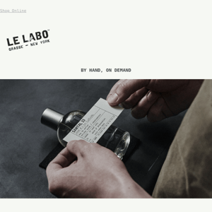 Le labo 2024 make your own