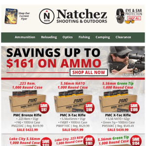 Over $150+ Off with Ammo Deals!