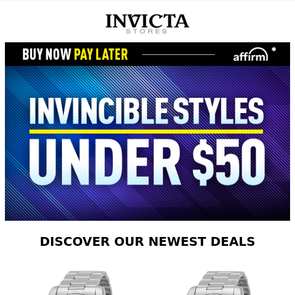 🔻Under $50!🔻INVINCIBLE Styles Only!