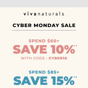 Cyber Monday Is Here!