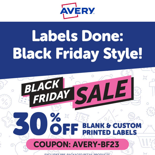 30% Off Black Friday Sale