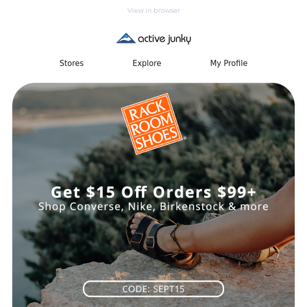 Rack Room Shoes | Get $15 Off + 8% Cash Back on Orders $99+ -  ActiveJunky.com