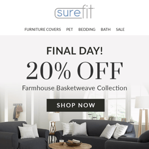 20% OFF The Farmhouse Collections Ends Tonight