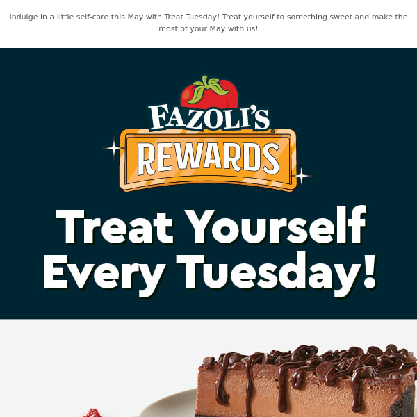 Treat Yourself Every Tuesday in May!