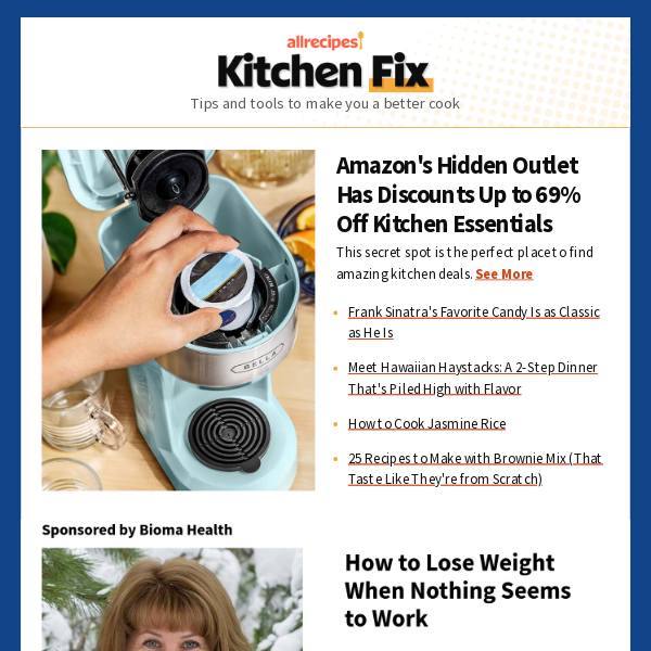 Amazon's Hidden Outlet Has Discounts Up to 69% Off Kitchen Essentials