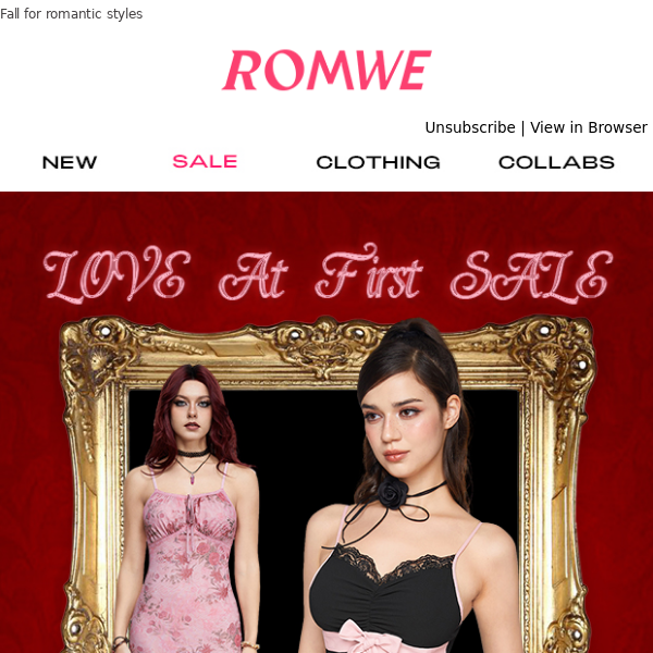 Your V-Day Sale: UP TO 70% OFF🌹🌹